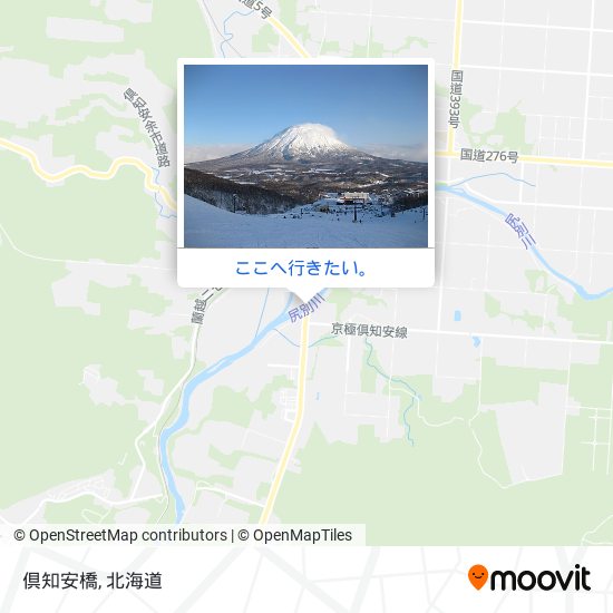 倶知安橋地図