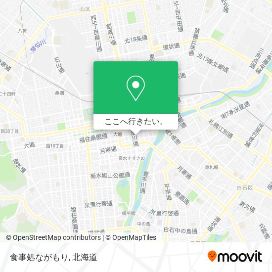 食事処ながもり地図