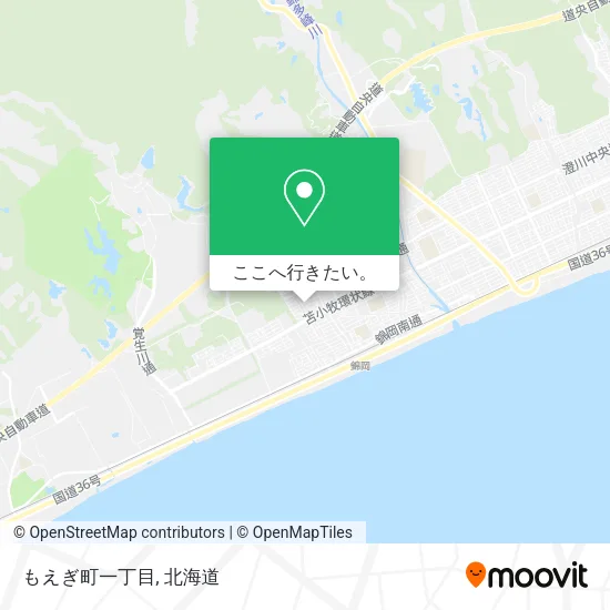 もえぎ町一丁目地図