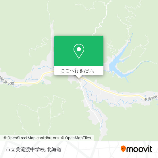 市立美流渡中学校地図