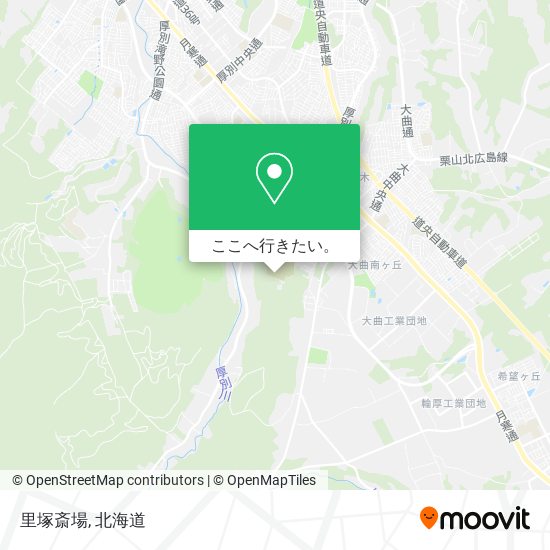 里塚斎場地図
