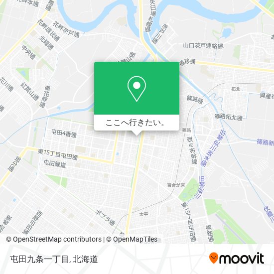 屯田九条一丁目地図