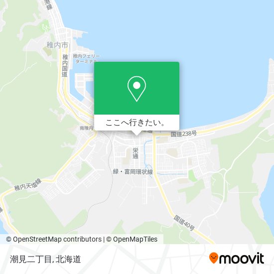 潮見二丁目地図