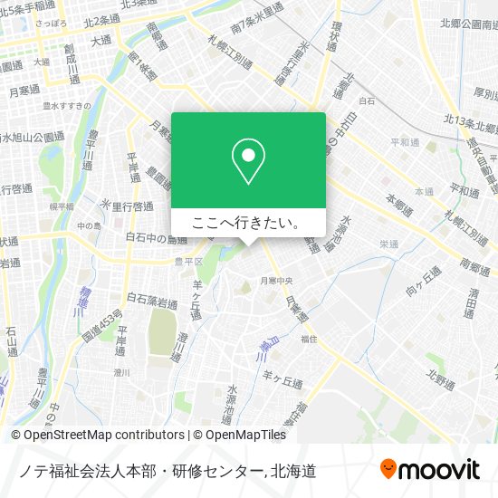 ノテ福祉会法人本部・研修センター地図