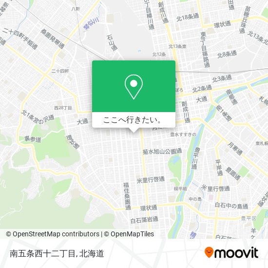 南五条西十二丁目地図