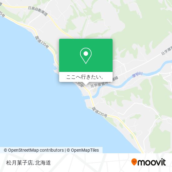 松月菓子店地図