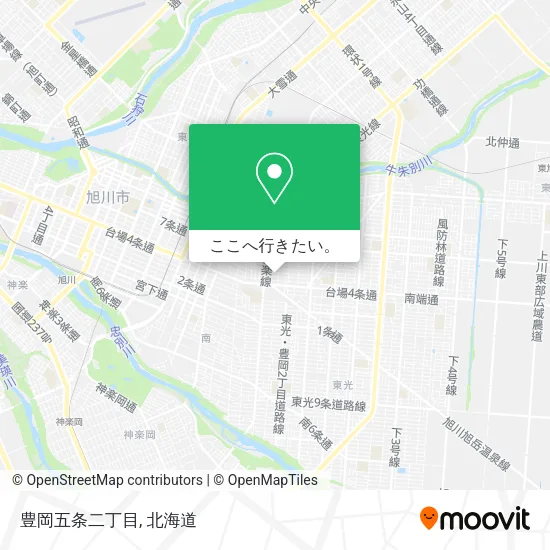 豊岡五条二丁目地図