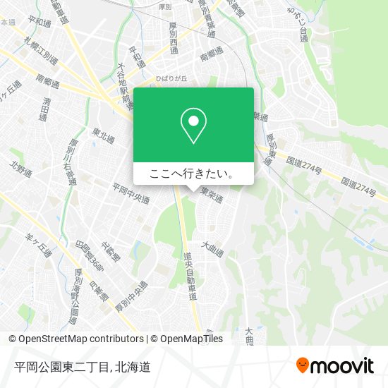 平岡公園東二丁目地図