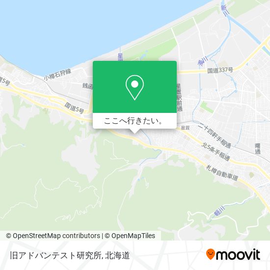 旧アドバンテスト研究所地図