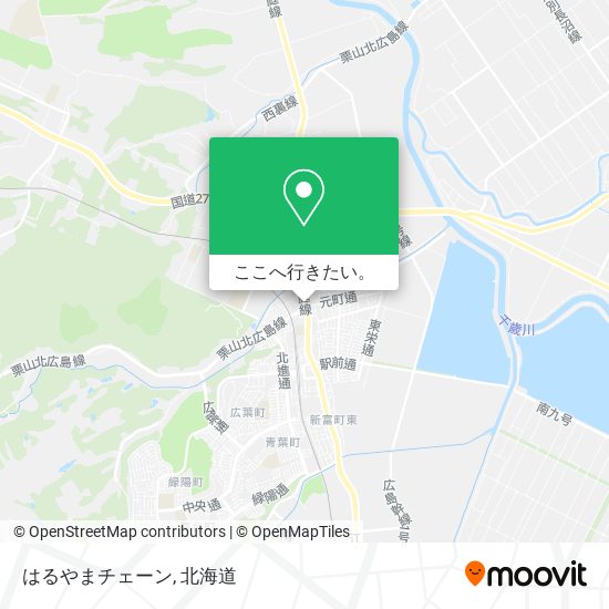 はるやまチェーン地図