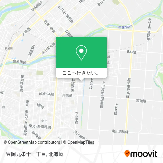 豊岡九条十一丁目地図