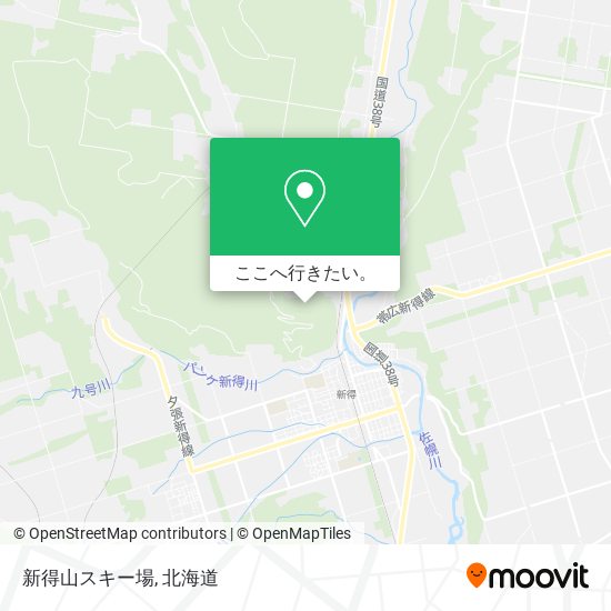 新得山スキー場地図