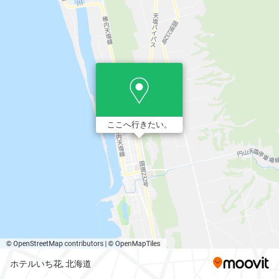 ホテルいち花地図