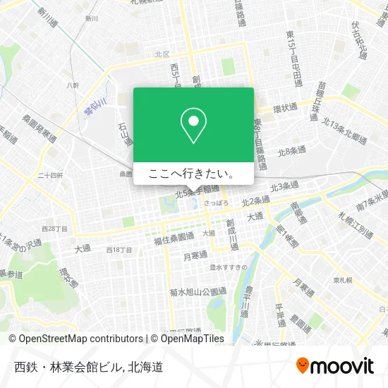 西鉄・林業会館ビル地図