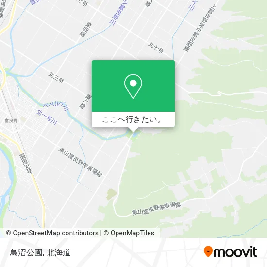 鳥沼公園地図