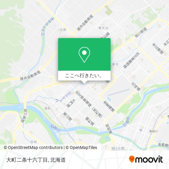 大町二条十六丁目地図