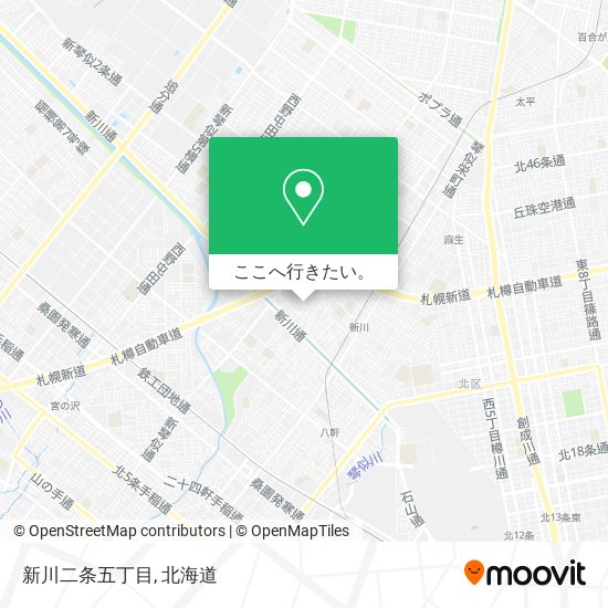 新川二条五丁目地図