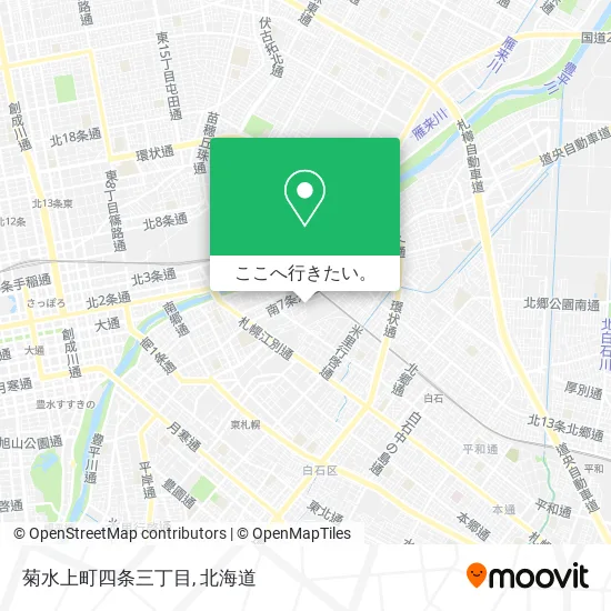 菊水上町四条三丁目地図