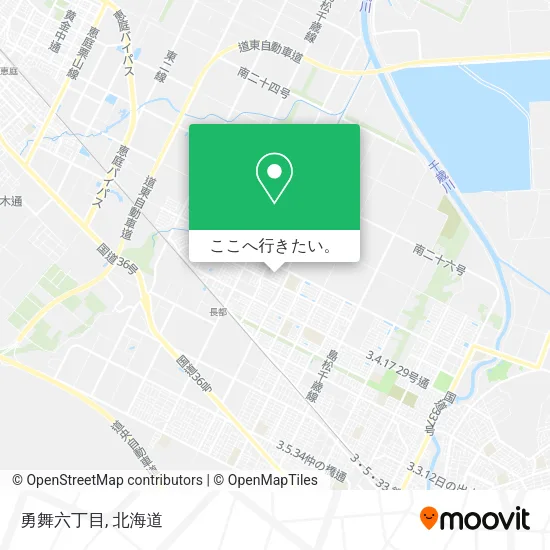 勇舞六丁目地図