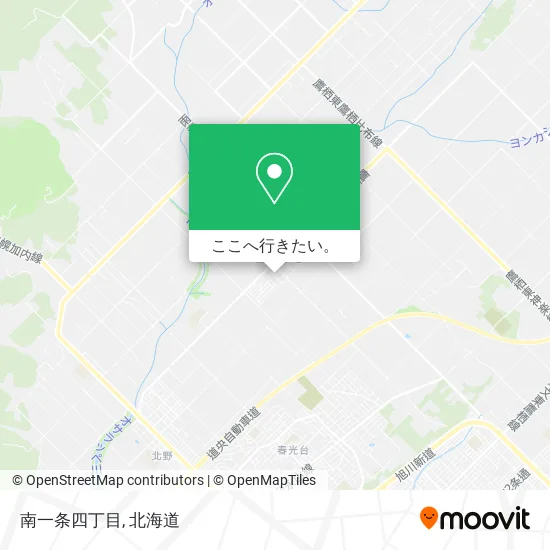 南一条四丁目地図