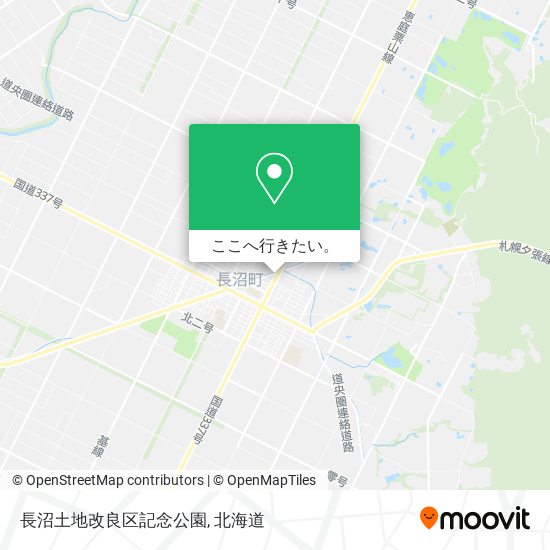 長沼土地改良区記念公園地図