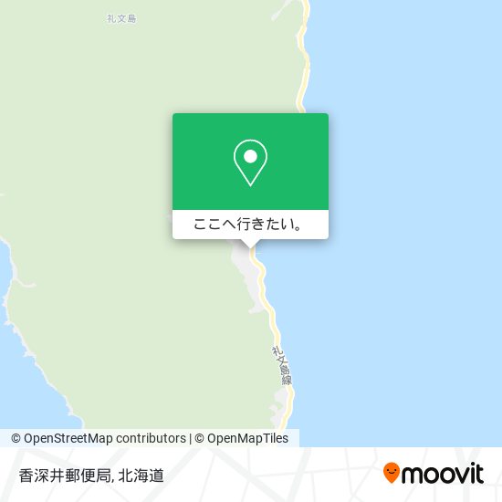 香深井郵便局地図