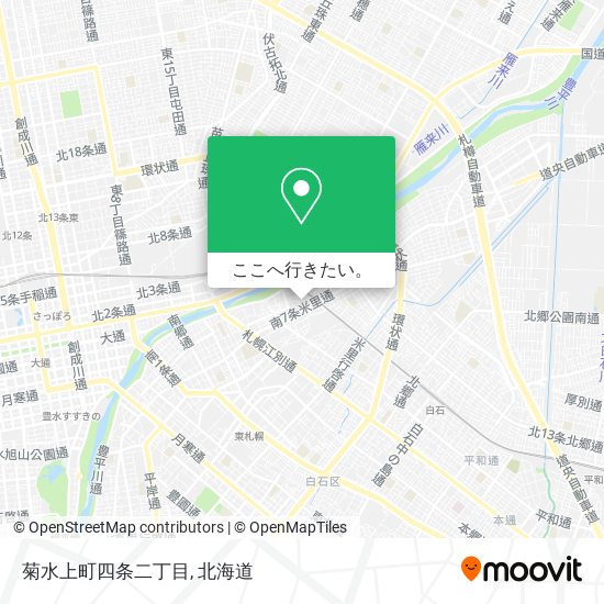 菊水上町四条二丁目地図