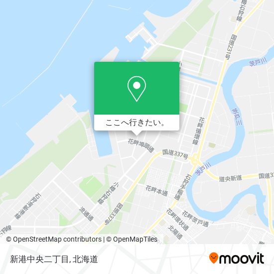 新港中央二丁目地図