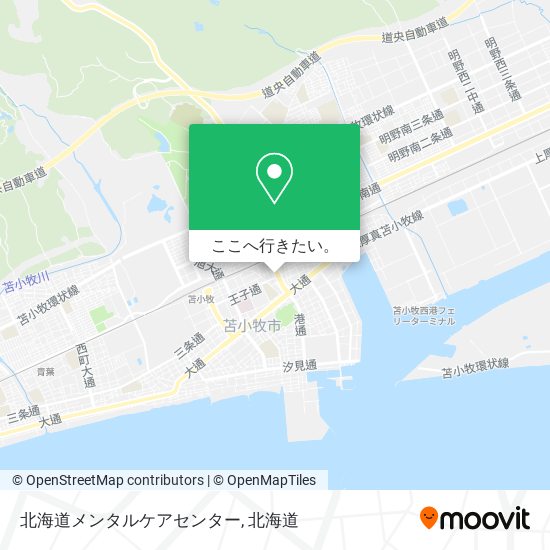 北海道メンタルケアセンター地図