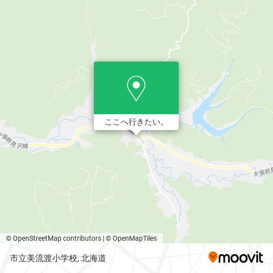 市立美流渡小学校地図