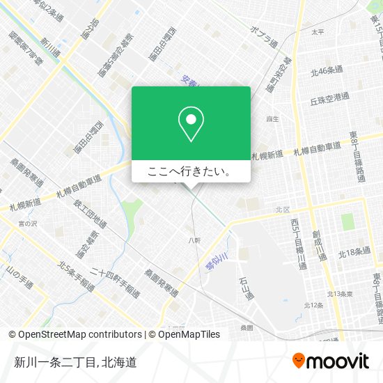 新川一条二丁目地図