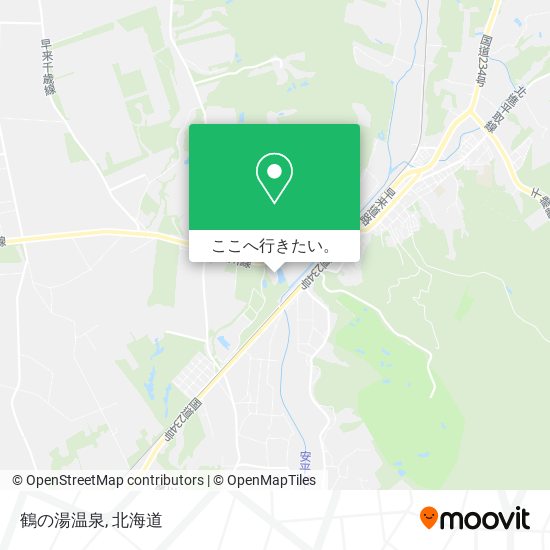 鶴の湯温泉地図