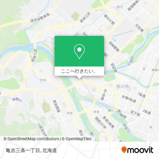 亀吉三条一丁目地図