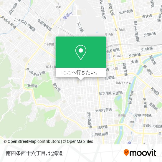 南四条西十六丁目地図