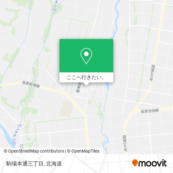 駒場本通三丁目地図