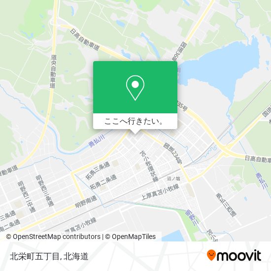 北栄町五丁目地図