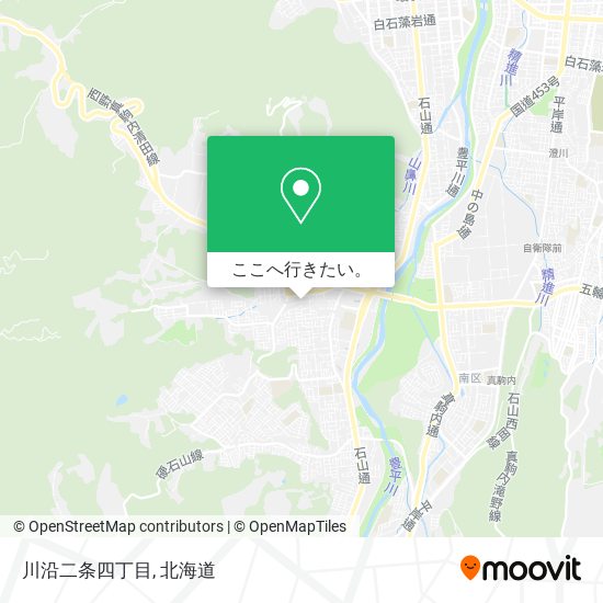 川沿二条四丁目地図