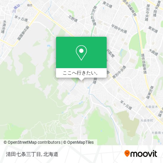 清田七条三丁目地図