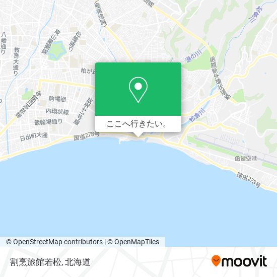 割烹旅館若松地図
