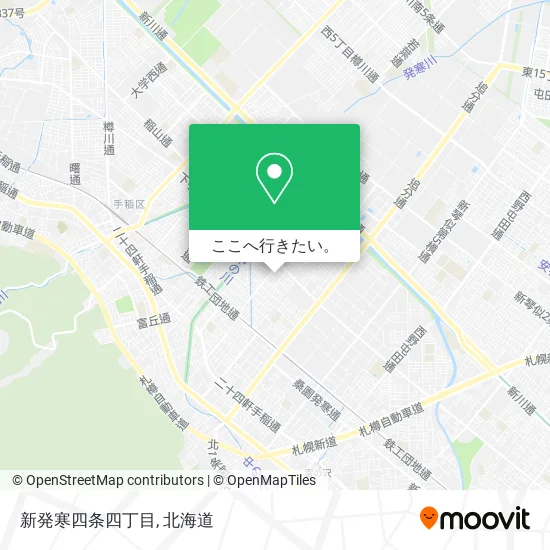 新発寒四条四丁目地図