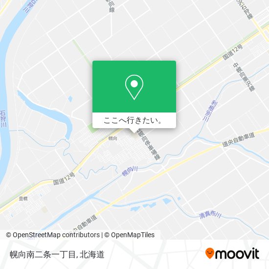 幌向南二条一丁目地図