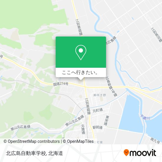 北広島自動車学校地図