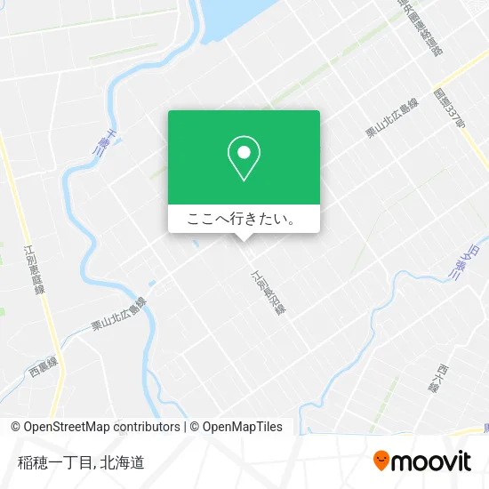 稲穂一丁目地図