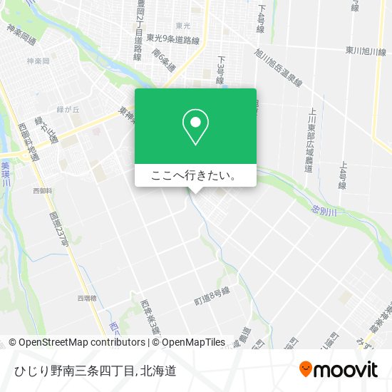 ひじり野南三条四丁目地図