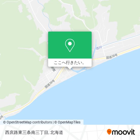 西庶路東三条南三丁目地図