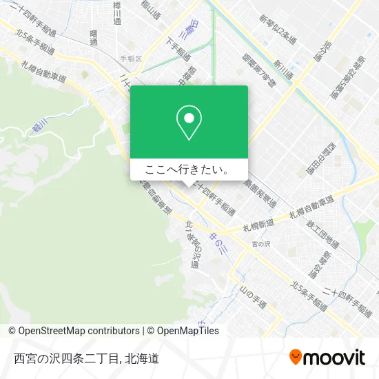 西宮の沢四条二丁目地図