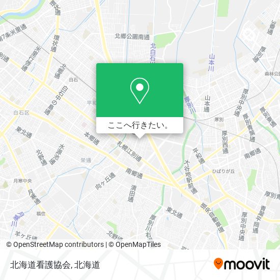 北海道看護協会地図