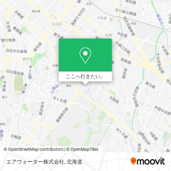 エアウォーター株式会社地図