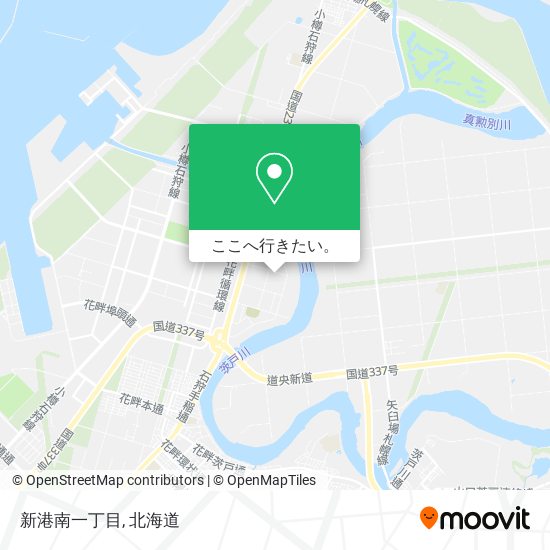 新港南一丁目地図