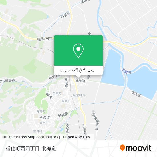 稲穂町西四丁目地図